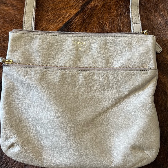 Fossil leather crossbody bag - Picture 10 of 10
